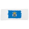 Toalla gimnasio gym absorbente bandera de melilla españa comunidad autonoma suave con bolsita