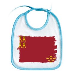 Babero colores bandera de murcia españa comunidad autonoma personalizado bebe
