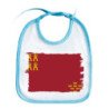 Babero colores bandera de murcia españa comunidad autonoma personalizado bebe