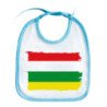 Babero colores bandera de la rioja españa comunidad autonoma personalizado bebe