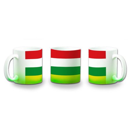 Taza con degradado bandera de la rioja españa comunidad autonoma color personalizada