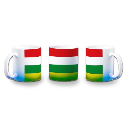 Taza con degradado bandera de la rioja españa comunidad autonoma color personalizada