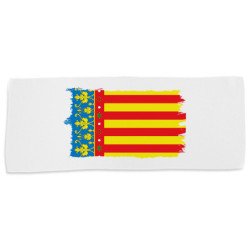 Toalla gimnasio gym absorbente bandera de valencia españa comunidad autonoma suave con bolsita