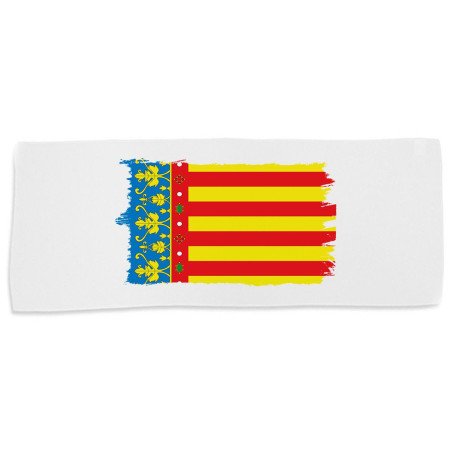 Toalla gimnasio gym absorbente bandera de valencia españa comunidad autonoma suave con bolsita
