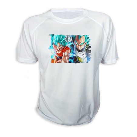 CAMISETA GOKU VEGETA SSJ BLUE personalizada