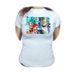 CAMISETA MUJER GOKU VEGETA...