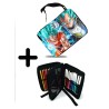 PACK MOCHILA Y ESTUCHE GOKU VEGETA SSJ BLUE material escolar