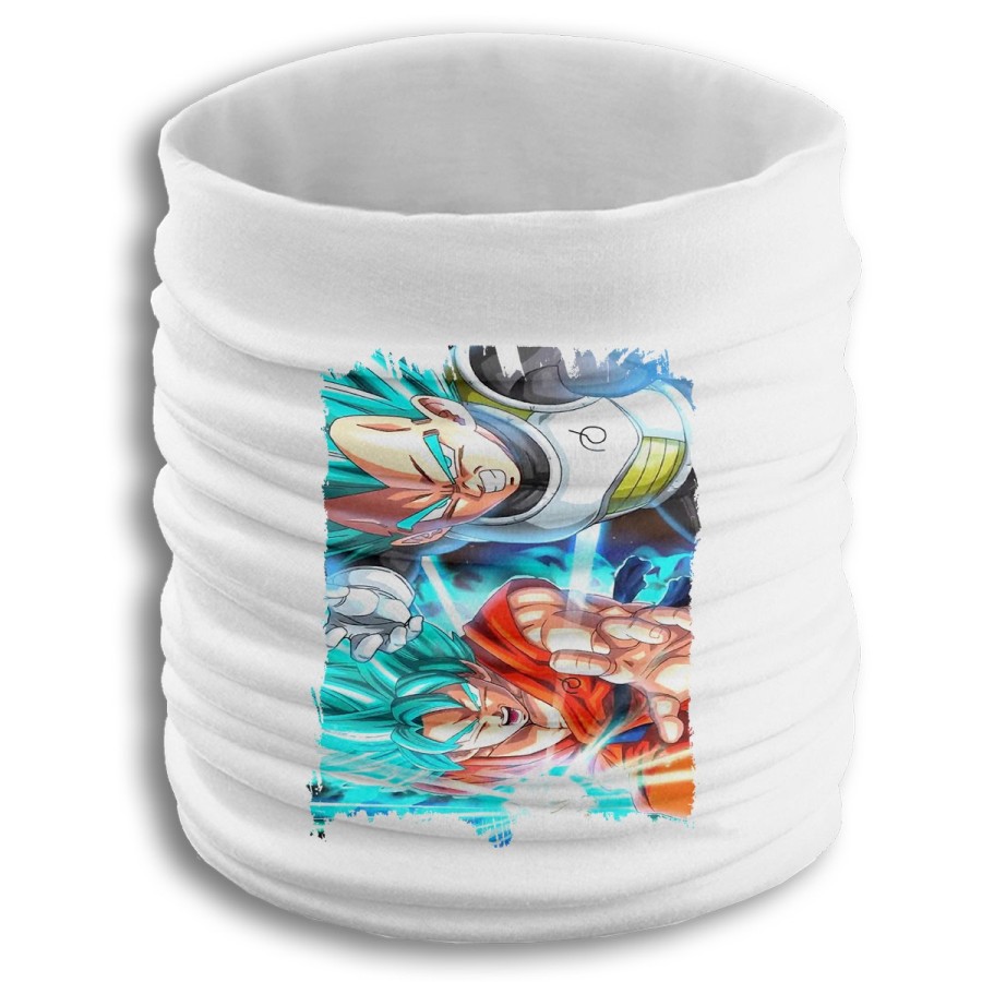 BRAGA ELASTICA SUAVE GOKU VEGETA SSJ BLUE fresca cuello deporte