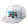 GORRA 5 PANELES REDECILLA TRASERA GOKU VEGETA SSJ BLUE estilo rapero