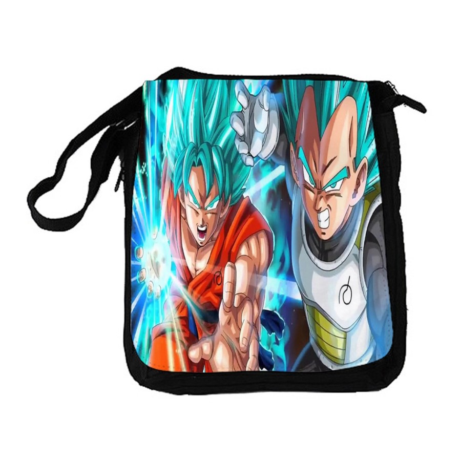 BANDOLERA REPORTERO MEDIANA BOLSO GOKU VEGETA SSJ BLUE bolsa mochila hombro