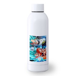 BIDON 500 ML ACERO INOXIDABLE GOKU VEGETA SSJ BLUE deporte deportivo botella senderismo