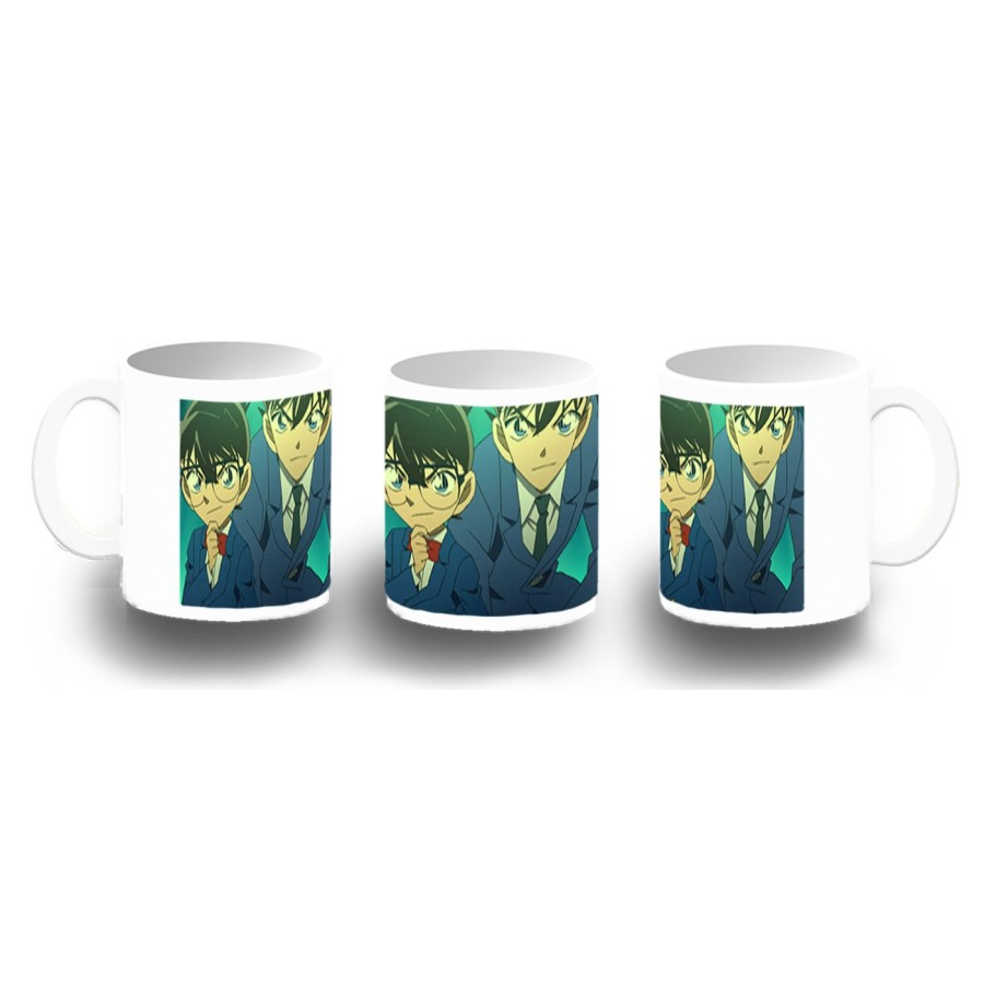 TAZA FOTOLUMINISCENTE DETECTIVE CONAN ANIME SERIE BRILLA OSCURIDAD