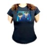 CAMISETA NEGRA MUJER DETECTIVE CONAN ANIME SERIE oferta personalizada