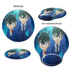 ALFOMBRILLA REDONDEADA DETECTIVE CONAN ANIME SERIE curva curvada reposamuñecas pc raton