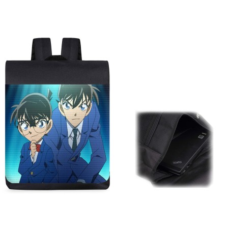 PACK MOCHILA Y ESTUCHE DETECTIVE CONAN ANIME SERIE material escolar