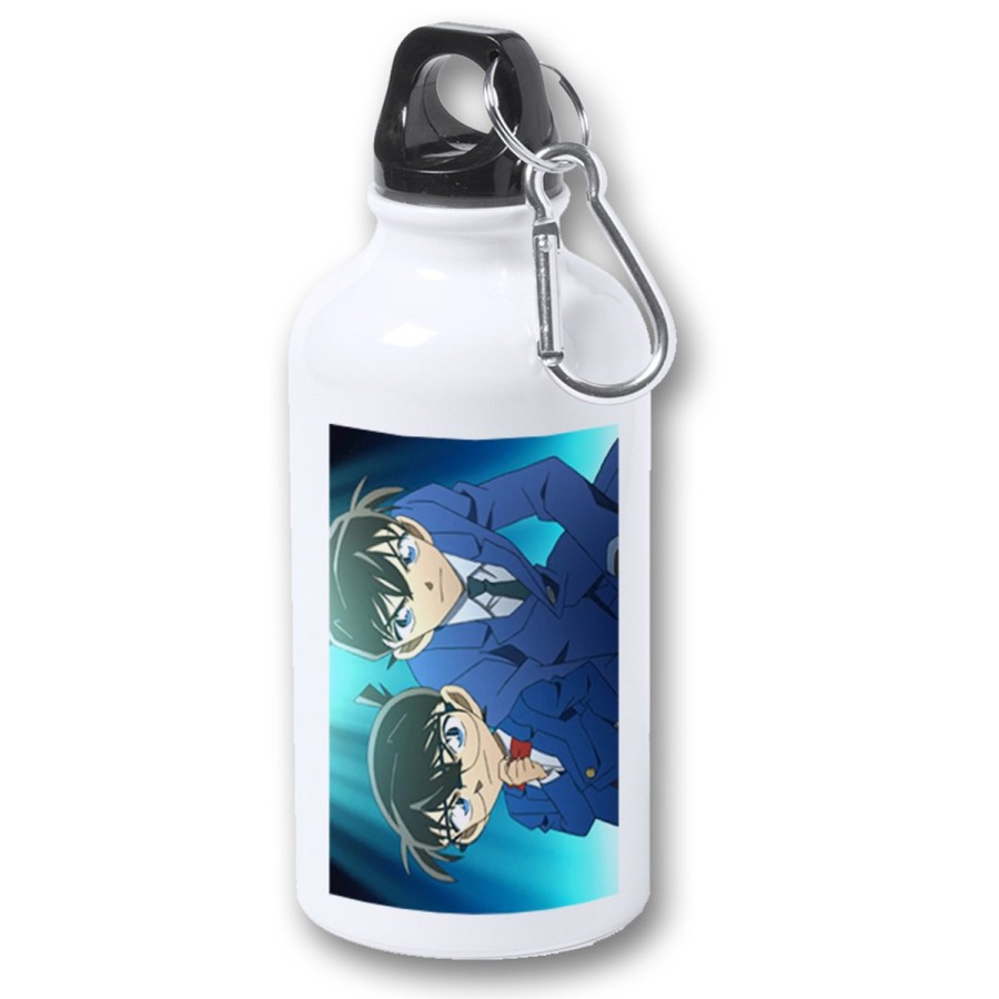 BIDON 400ML METALICO DETECTIVE CONAN ANIME SERIE para viaje y deporte