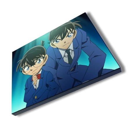 PANEL FOTOGRÁFICO DECORATIVO DETECTIVE CONAN ANIME SERIE cuadro acabado brillante elegante pared