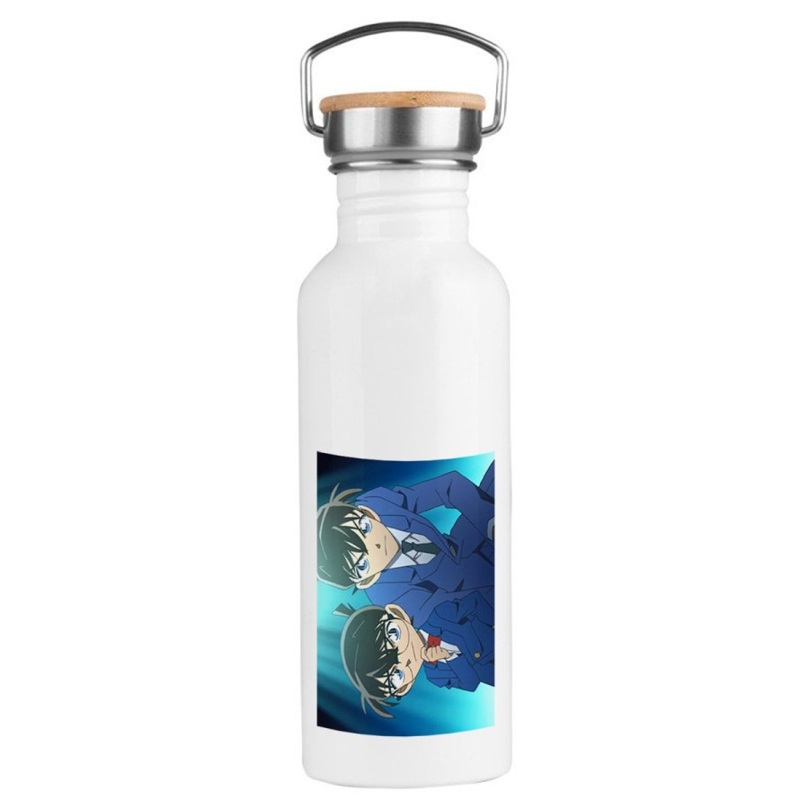 BIDON 750 ML ACERO INOXIDABLE ESTILO RETRO DETECTIVE CONAN ANIME SERIE deporte deportivo botella