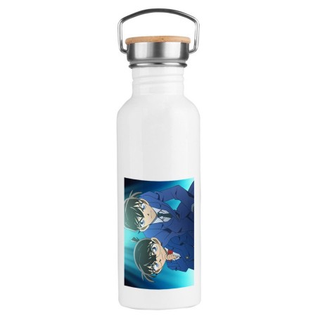 BIDON 750 ML ACERO INOXIDABLE ESTILO RETRO DETECTIVE CONAN ANIME SERIE deporte deportivo botella