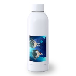 BIDON 500 ML ACERO INOXIDABLE DETECTIVE CONAN ANIME SERIE deporte deportivo botella senderismo