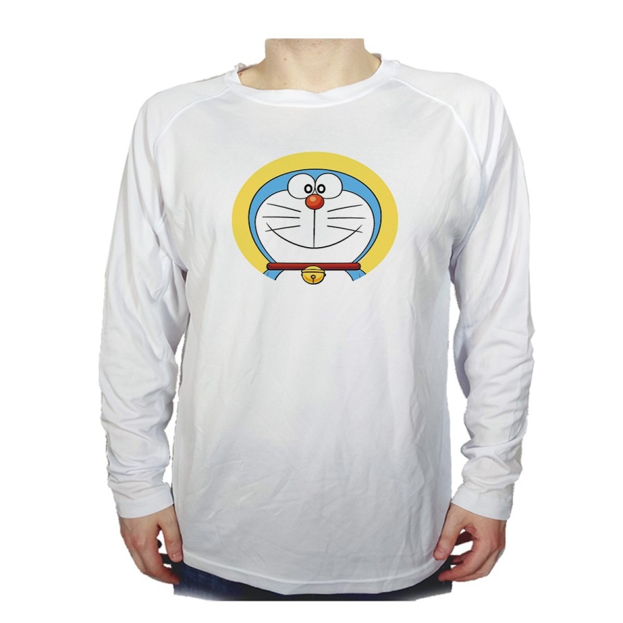 CAMISETA MANGA LARGA GATO AZUL SERIE NIÑOS ANIME DIBUJOS personalizada