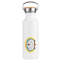 BIDON 750 ML ACERO INOXIDABLE ESTILO RETRO GATO AZUL SERIE NIÑOS ANIME DIBUJOS deporte deportivo botella