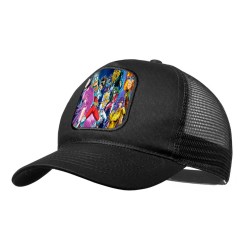 GORRA NEGRA CON REJILLA CABALLEROS DEL ZODIACO ANIME moda deporte