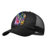 GORRA NEGRA CON REJILLA CABALLEROS DEL ZODIACO ANIME moda deporte