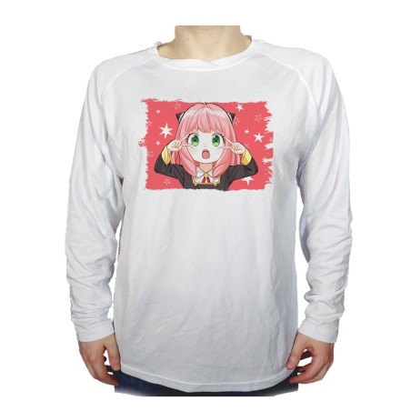 CAMISETA MANGA LARGA spy x family niña anya kawaii cute mona personalizada