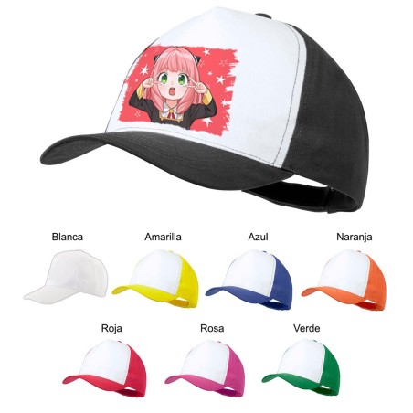 GORRA COLORES spy x family niña anya kawaii cute mona color personalizada