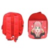 MOCHILA ROJA spy x family niña anya kawaii cute mona escolar personalizado