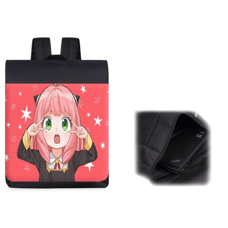 PACK MOCHILA Y ESTUCHE spy x family niña anya kawaii cute mona material escolar