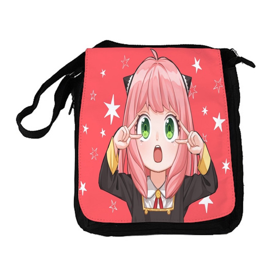 BANDOLERA REPORTERO MEDIANA BOLSO spy x family niña anya kawaii cute mona bolsa mochila hombro