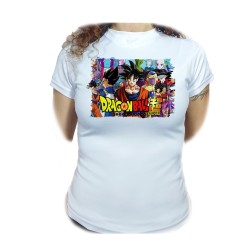 CAMISETA MUJER DRAGON BALL...