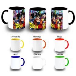 TAZA COLORES DRAGON BALL...