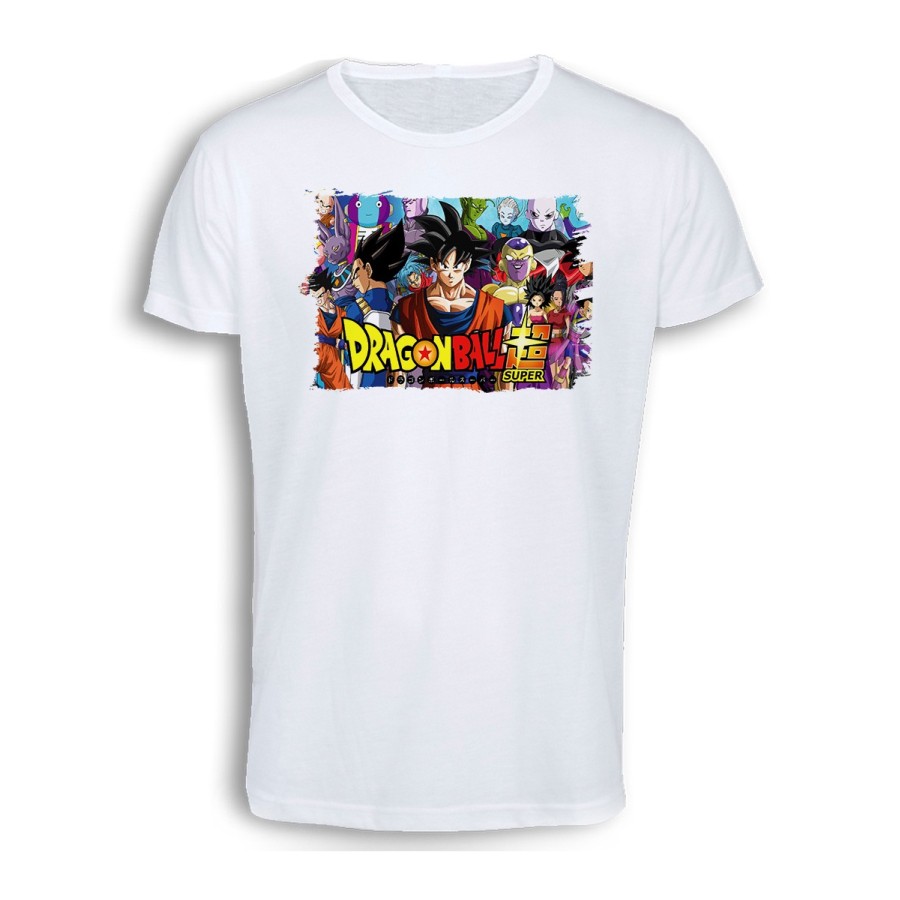 CAMISETA TACTO ALGODÓN DRAGON BALL SUPER GOKU ANIME cómoda personalizada