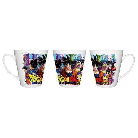 TAZA CÓNICA DRAGON BALL SUPER GOKU ANIME conica personalizada