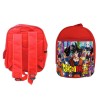 MOCHILA ROJA DRAGON BALL SUPER GOKU ANIME escolar personalizado