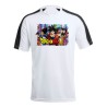 CAMISETA TÉCNICA FRANJA MANGAS NEGRA DRAGON BALL SUPER GOKU ANIME personalizada