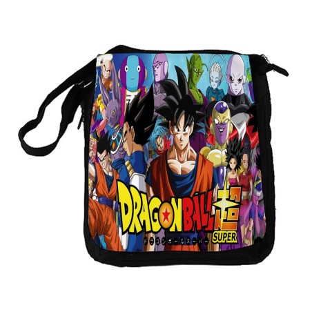 BANDOLERA REPORTERO MEDIANA BOLSO DRAGON BALL SUPER GOKU ANIME bolsa mochila hombro