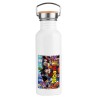 BIDON 750 ML ACERO INOXIDABLE ESTILO RETRO DRAGON BALL SUPER GOKU ANIME deporte deportivo botella