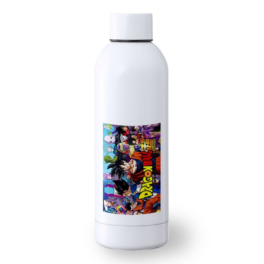 BIDON 500 ML ACERO INOXIDABLE DRAGON BALL SUPER GOKU ANIME deporte deportivo botella senderismo