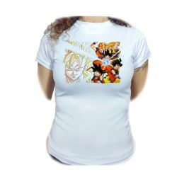 CAMISETA MUJER SON GOKU...