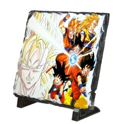 PLACA PIZARRA SON GOKU...