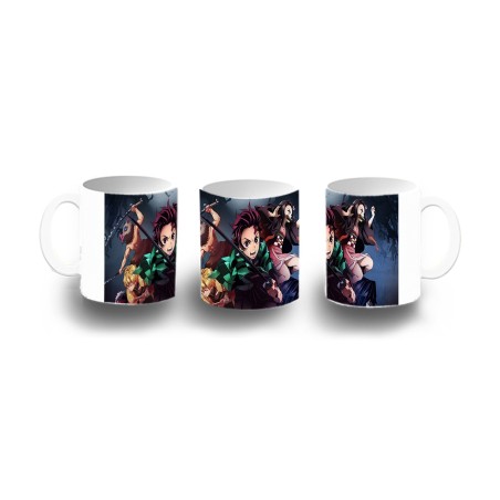 TAZA DE PLASTICO DEMON SLAYER ACCION PERSONAJES niños personalizada