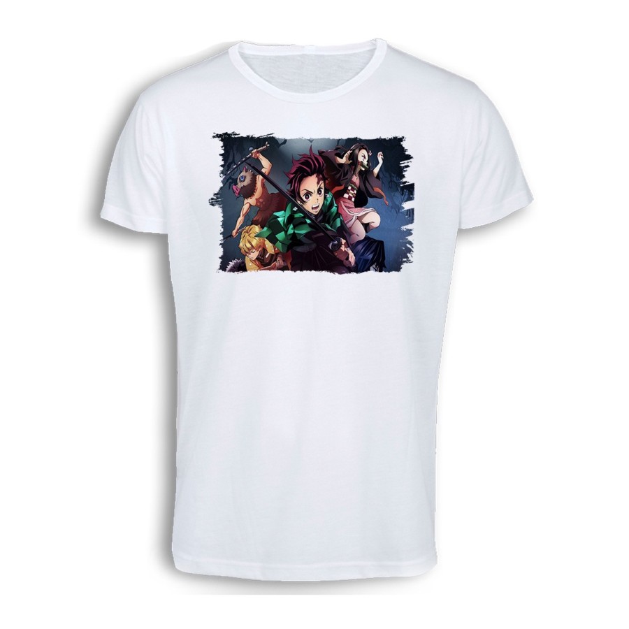 CAMISETA TACTO ALGODÓN DEMON SLAYER ACCION PERSONAJES cómoda personalizada