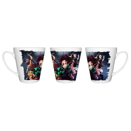 TAZA CÓNICA DEMON SLAYER ACCION PERSONAJES conica personalizada