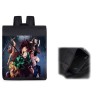 PACK MOCHILA Y ESTUCHE DEMON SLAYER ACCION PERSONAJES material escolar