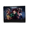 BILLETERA BILLETERO DEMON SLAYER ACCION PERSONAJES unisex negro monedero