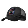 GORRA NEGRA CON REJILLA DEMON SLAYER ACCION PERSONAJES moda deporte